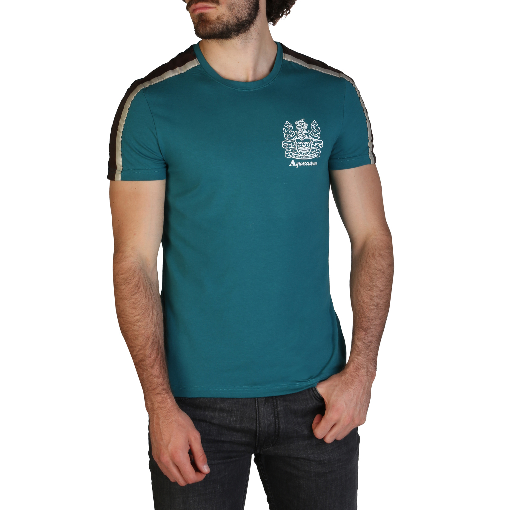T-shirt QMT017M0 Uomo Verde 120016
