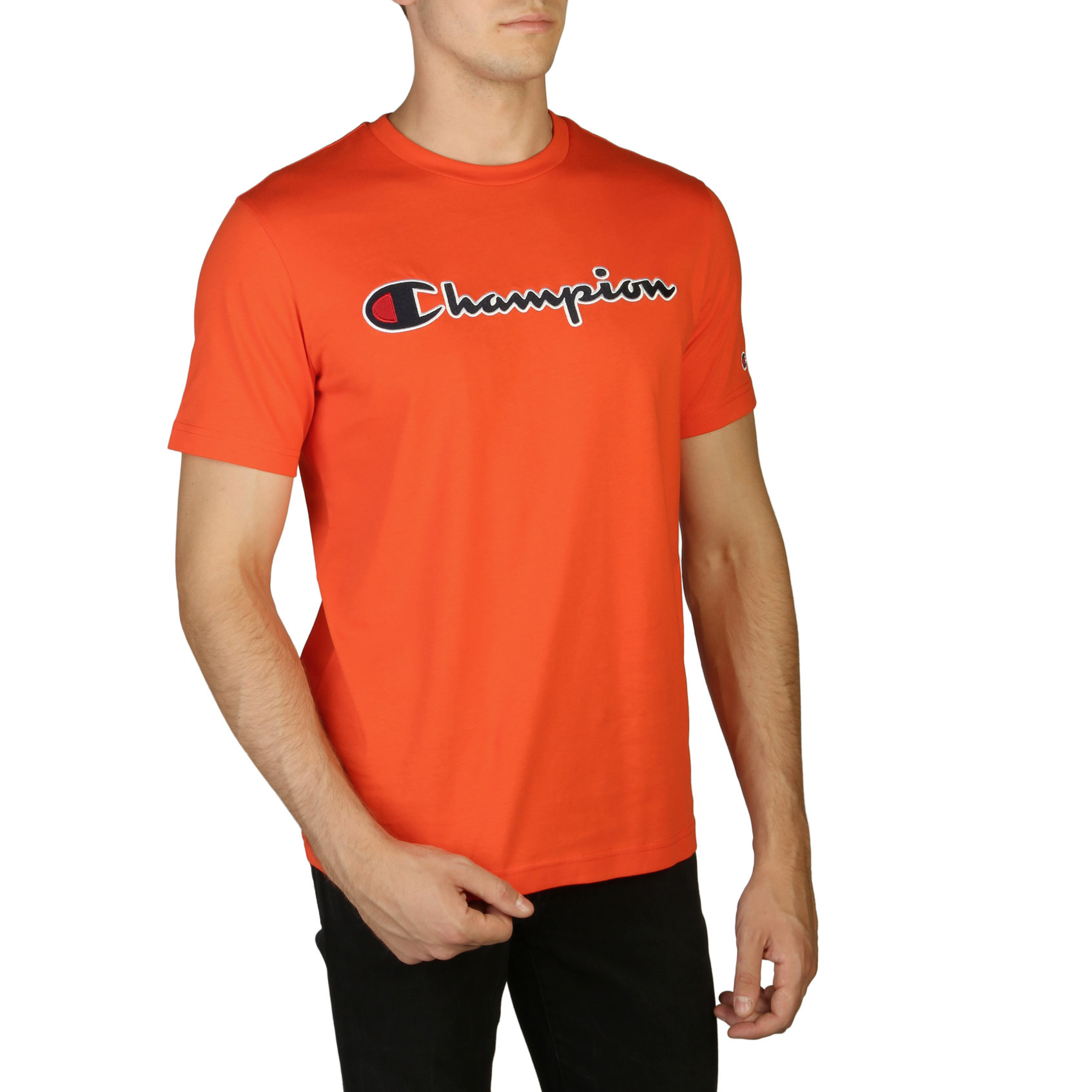 T-shirt 214726 Uomo Arancione 121729