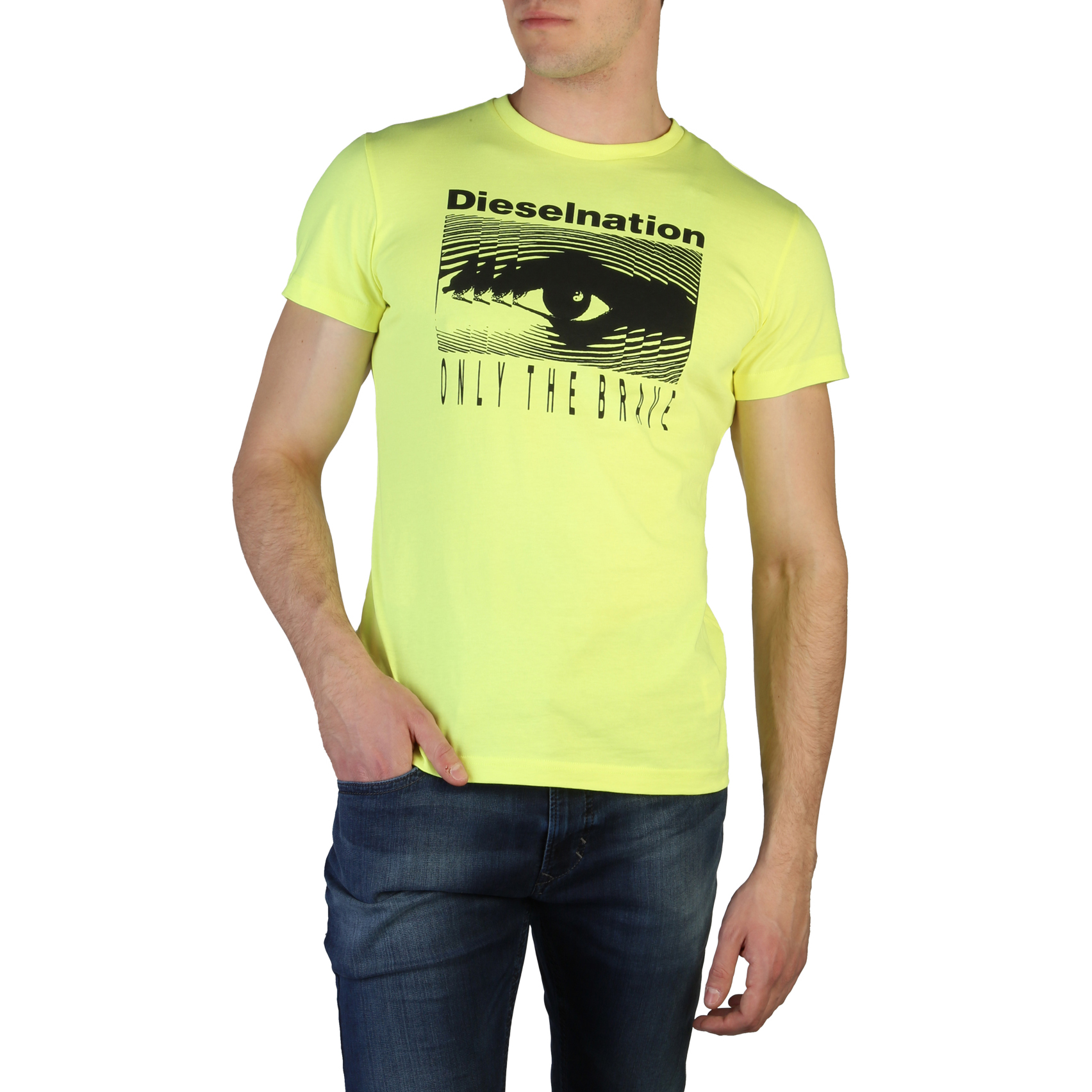 T-shirt T-DIEGO J4 Uomo Giallo 124366