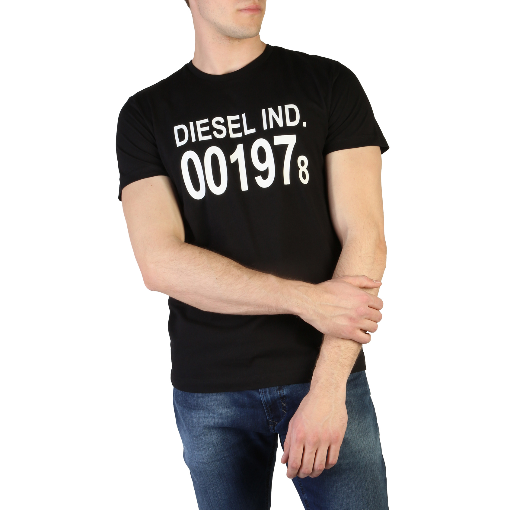 T-shirt T-DIEGO 00SASA Uomo Nero 124371