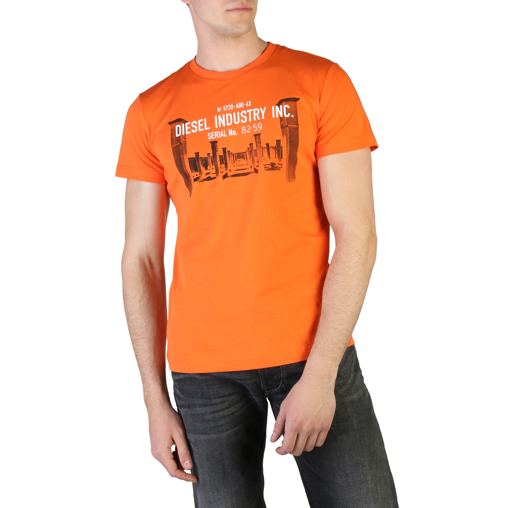T-shirt T-DIEGO S13 Uomo Arancione 124373