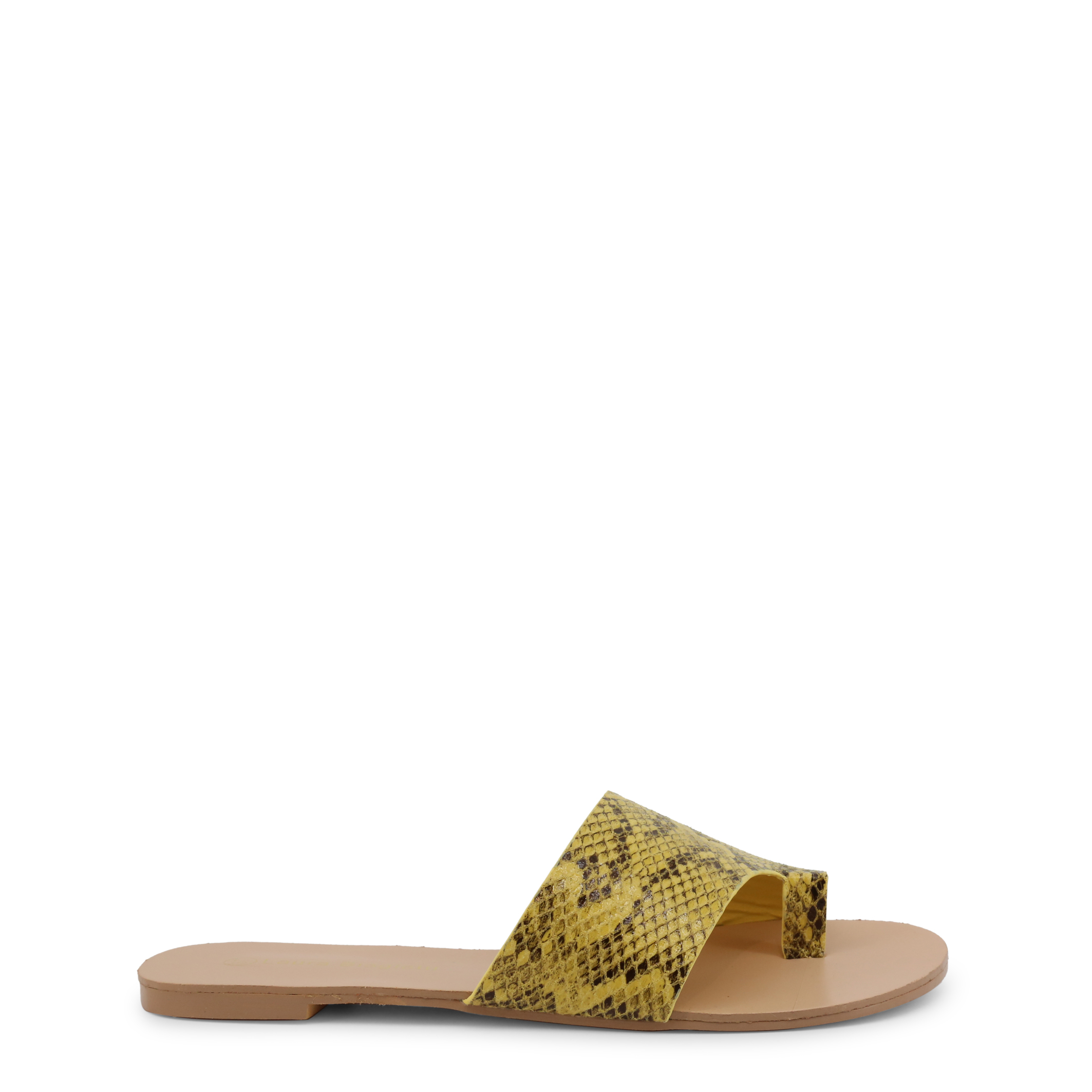 Laura Biagiotti Women Flip Flops 6090 Yellow