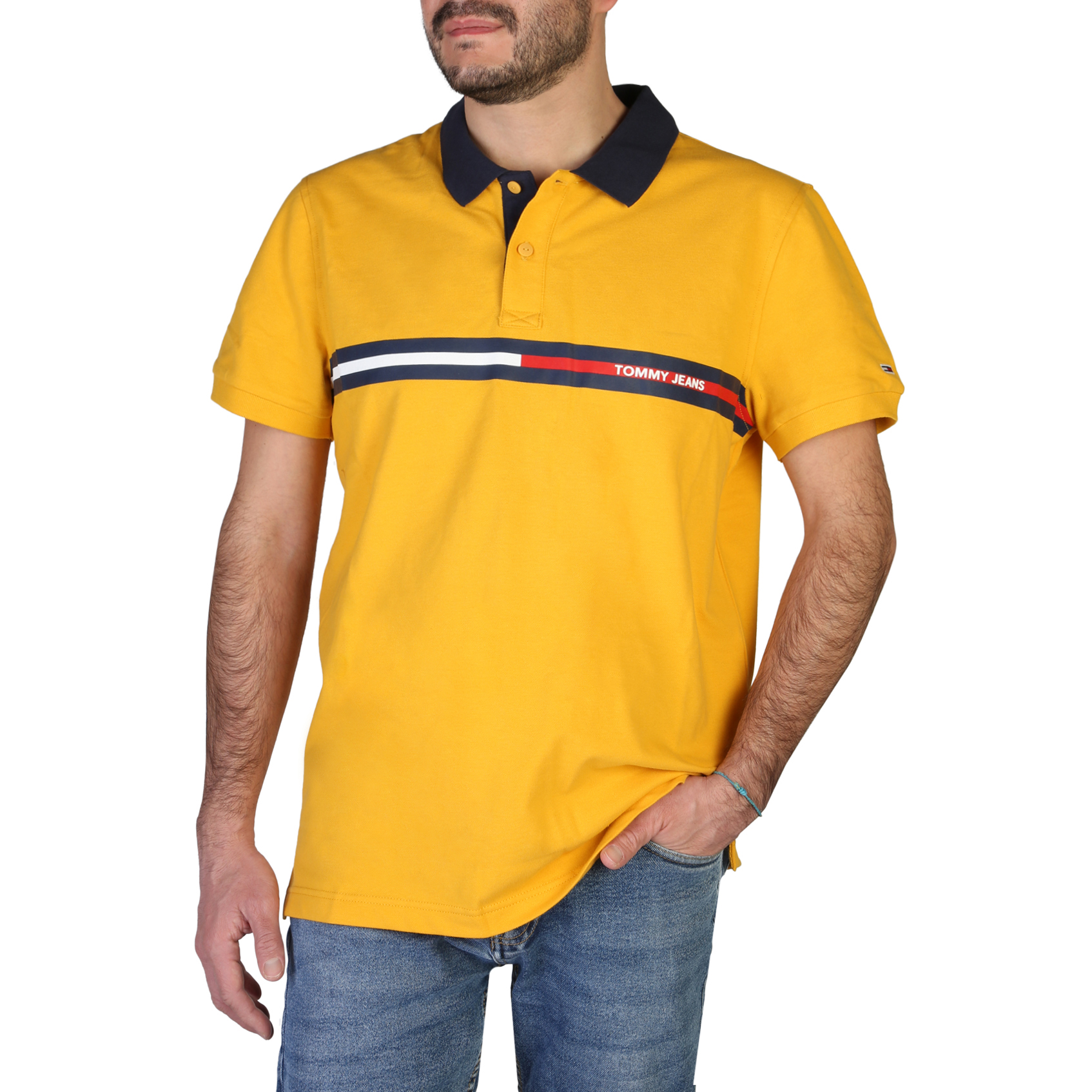 Polo DM0DM13295 124896 uomo giallo