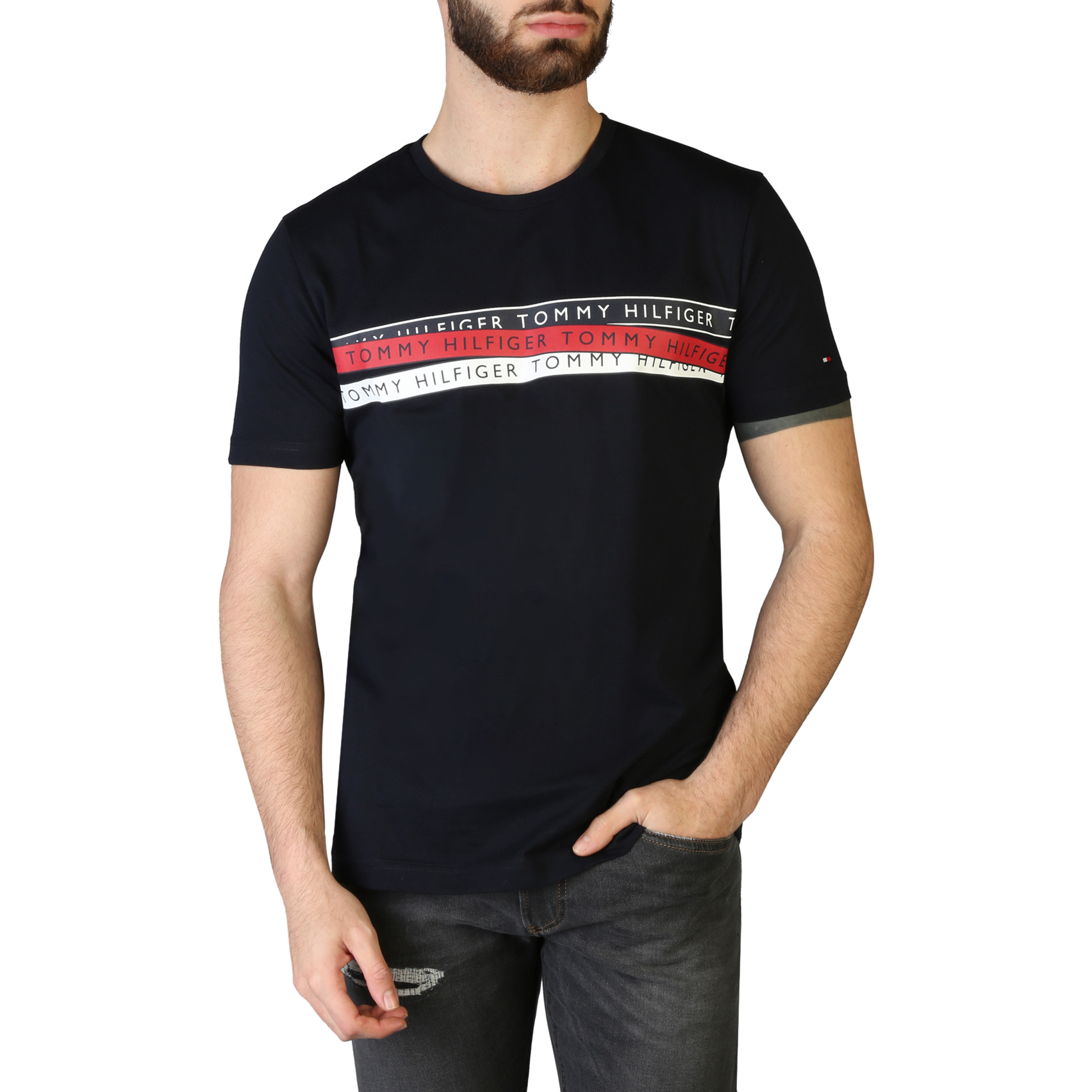 Tommy Hilfiger Men T-shirts MW0MW24549 Blue