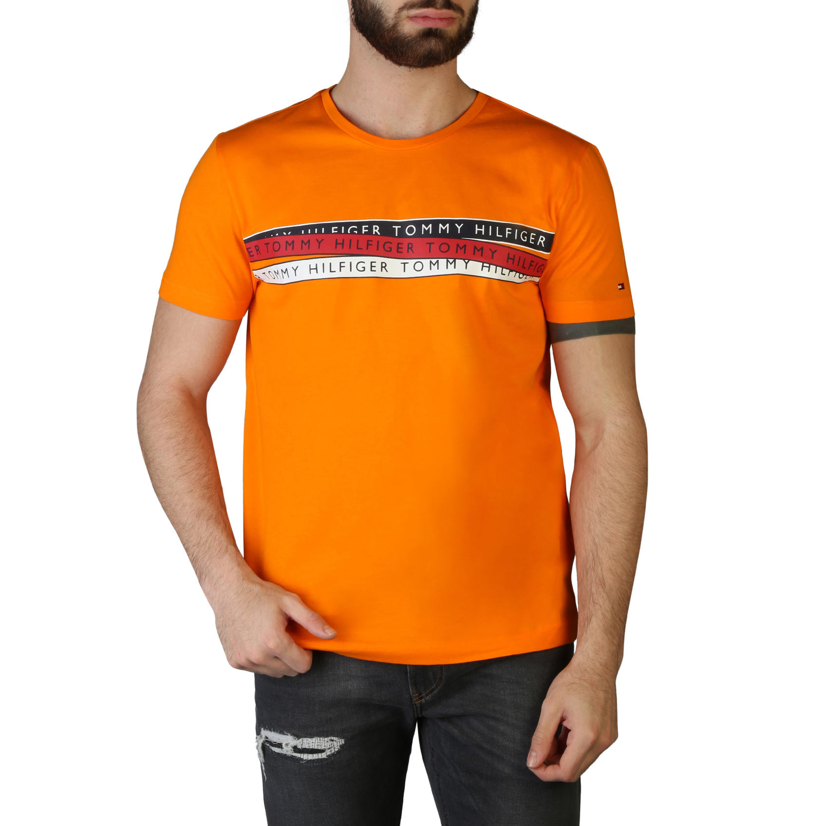 T-shirt MW0MW24549 Uomo Arancione 125337