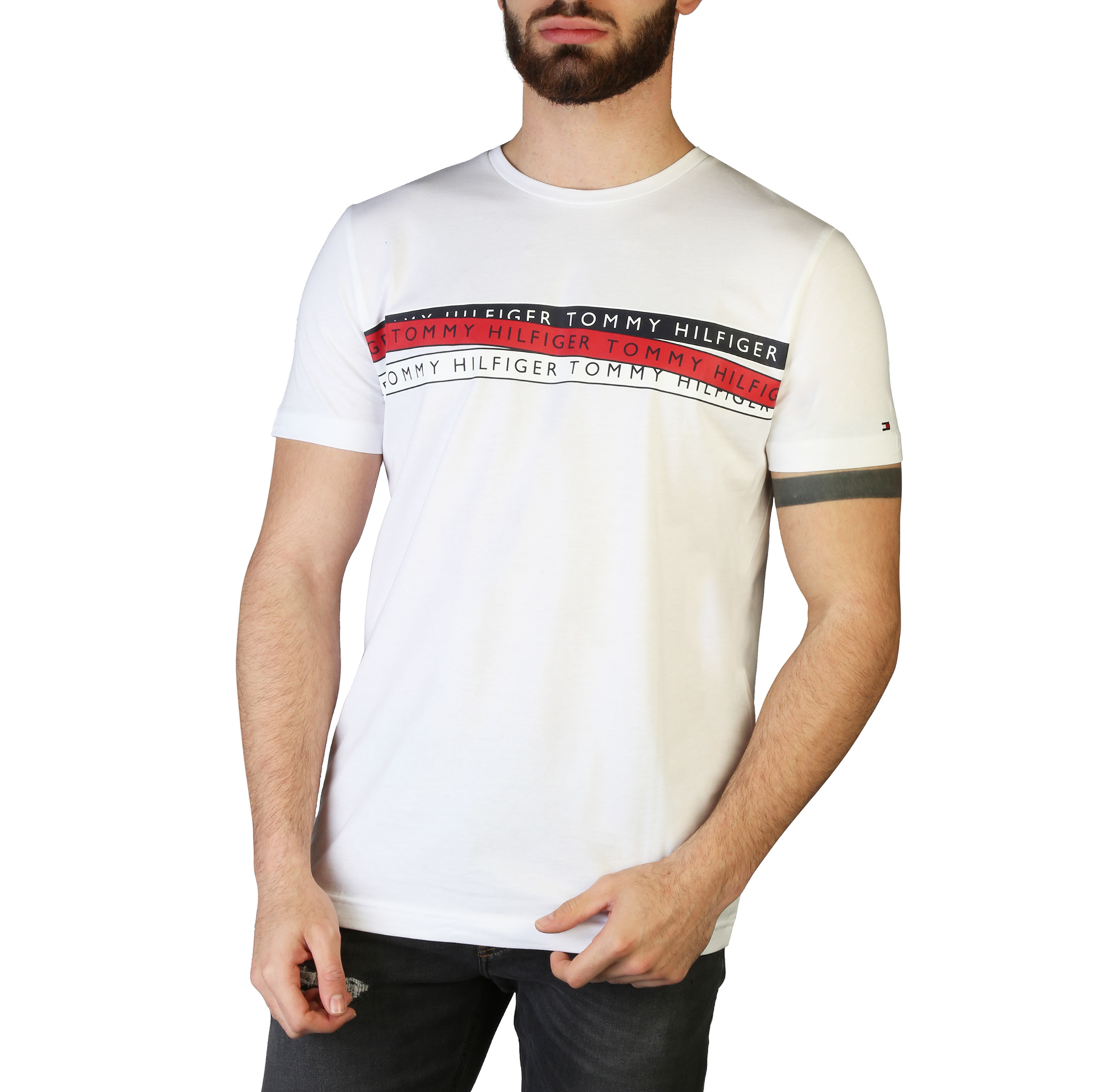 T-shirt MW0MW24549 Uomo Bianco 125339