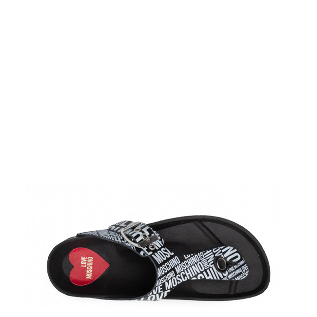 Love Moschino Black Flip Flops for Women - JA28133G1EIJ0