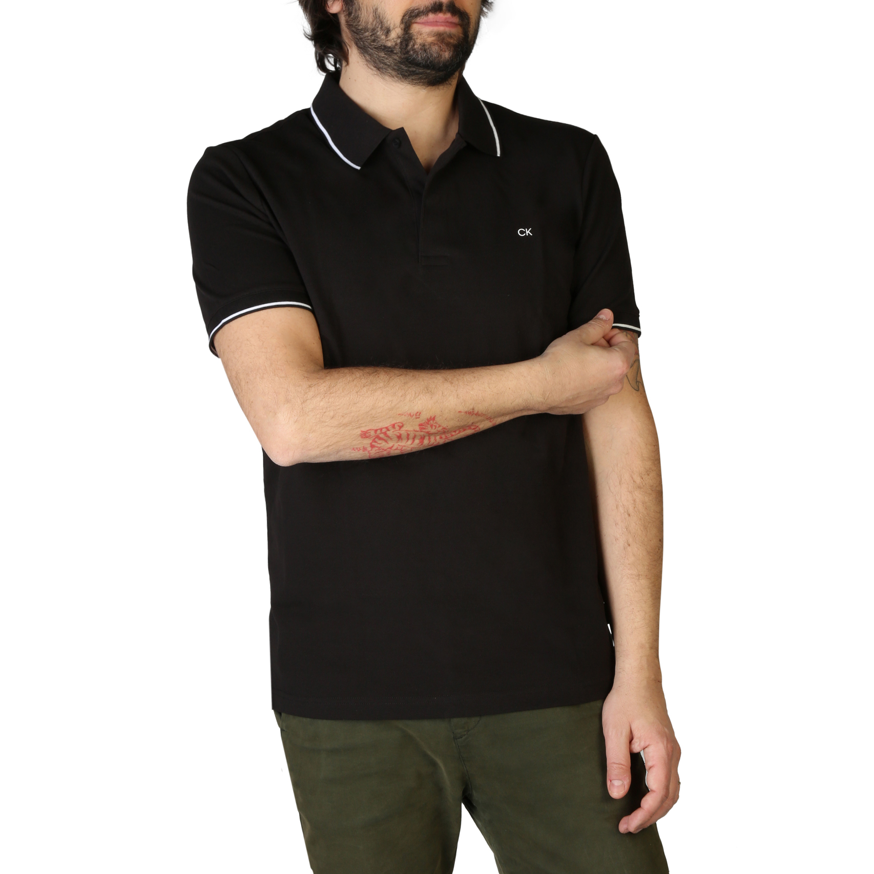 Polo  K10K108728 125793 uomo nero
