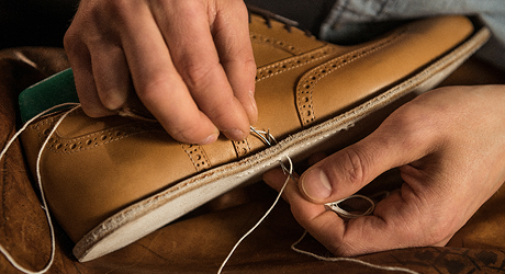 Stitching shoe sole